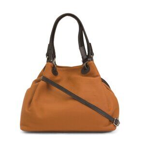 GIANNI CONTI Cuoio Made In Italy Leather Large Tote